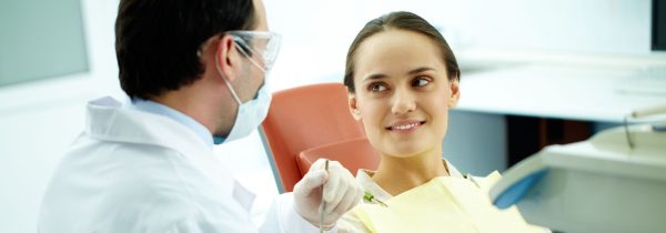 woman at the dentist
